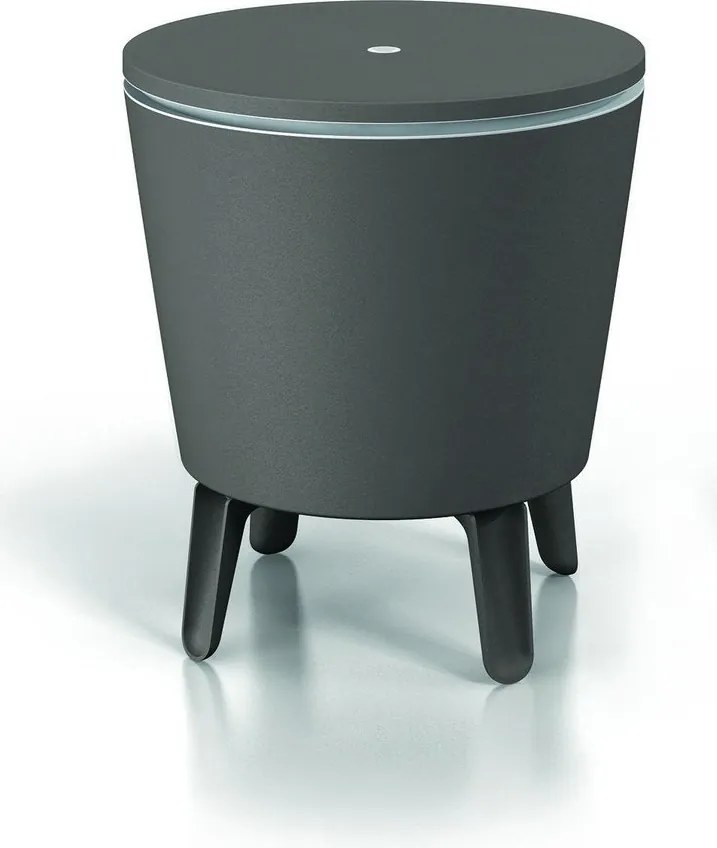 Пластмасова кръгла градинска маса с тавичка за лед ø 49,5 cm Cool – Keter