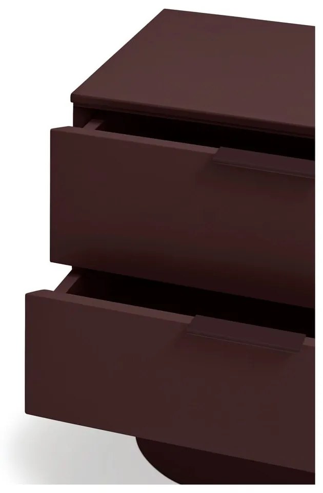 Бордо нощно шкафче Totem – Teulat