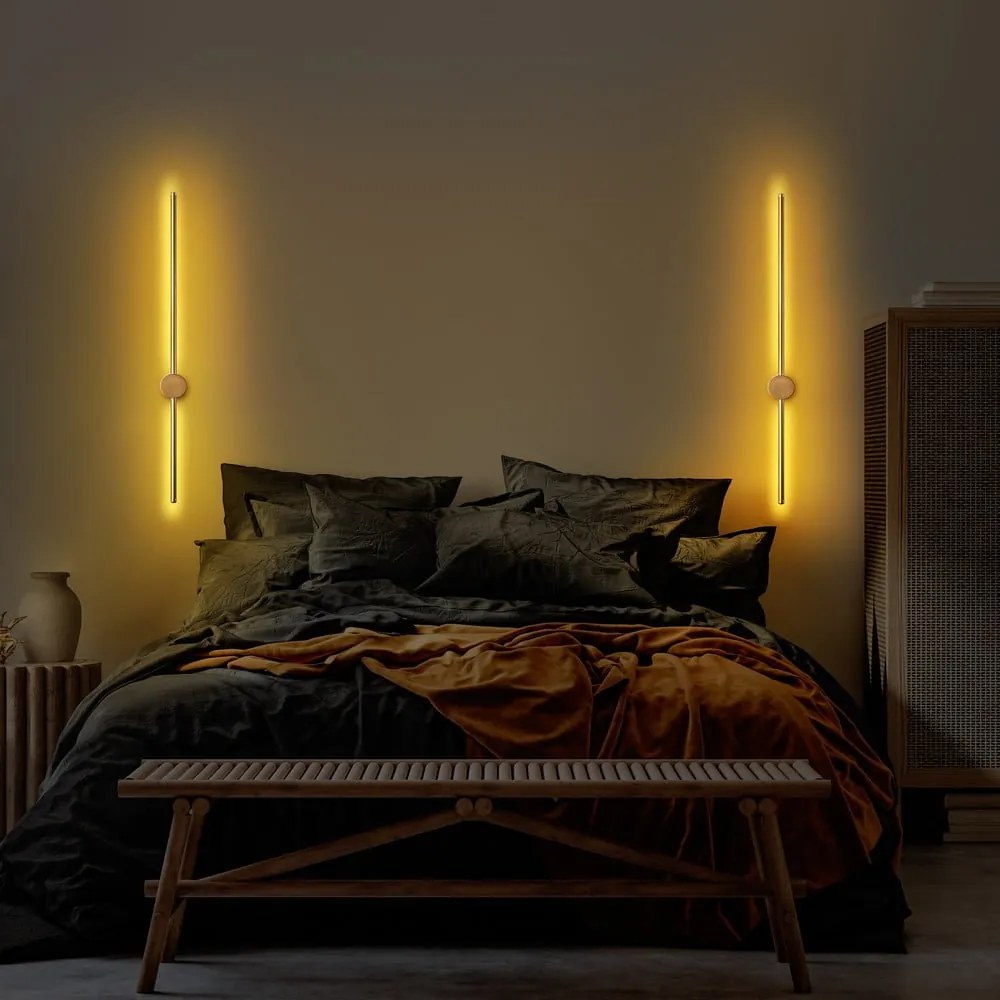 LED стенна лампа в златист цвят ø 7 cm Sword – Opviq lights