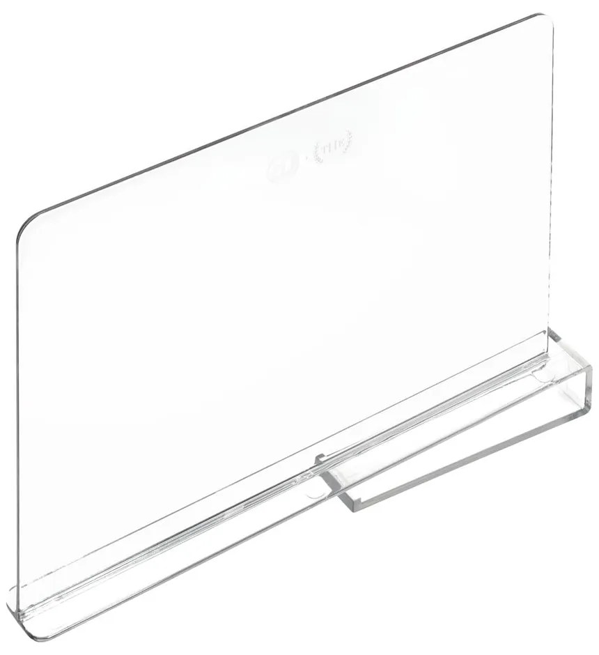 Прозрачен разделител за рафтове iDesign The Home Edit, дължина 30,9 cm - iDesign/The Home Edit