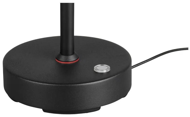 Черна LED настолна лампа (височина 45 cm) Moreno – Trio