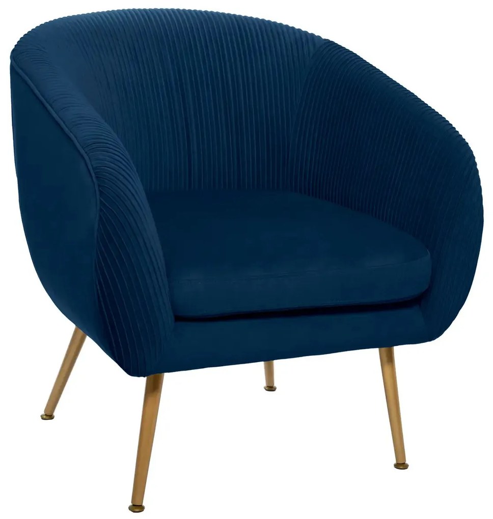 Кресло atmosphera Solaro, Велур - Син