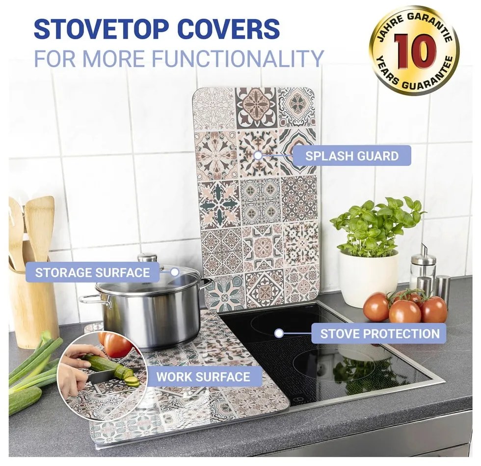 Комплект от 2 универсални капака за стъклени печки с плочки - Wenko