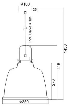 Полилей Oswald-Диаметър 35 См.