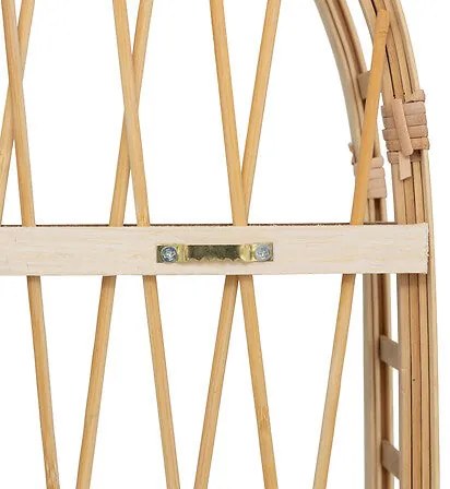 Рафт за стена atmosphera Anahi, MDF, Бамбук, 74x45 см