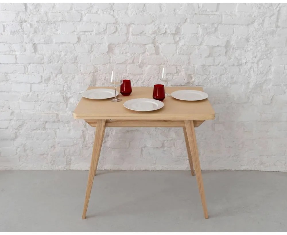 Сгъваема трапезна маса с ясенов плот 65x90 cm Envelope – Ragaba