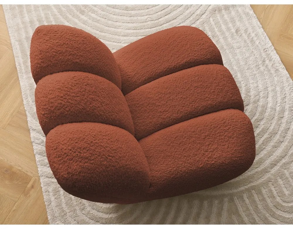 Кресло от прежда с примки от букле в тухлен цвят Janissaire – Bobochic Paris