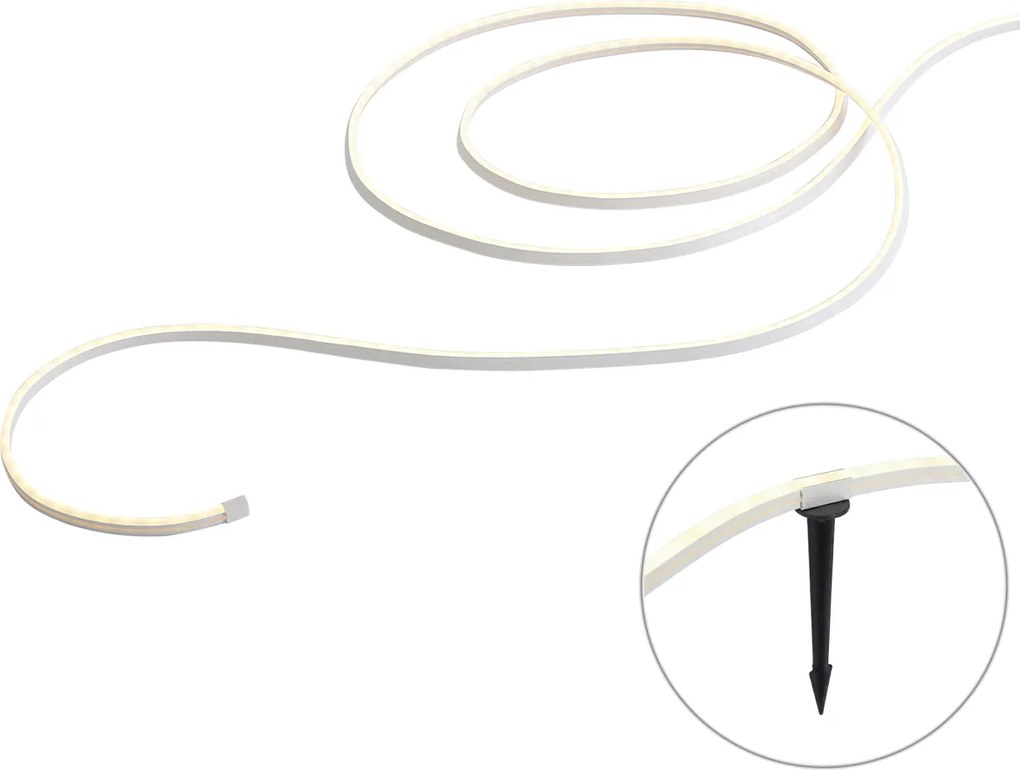 Смарт LED лента 5 метра CCT 30W 350 lm 2700 - 6500K IP44 вкл. колчета за заземяване