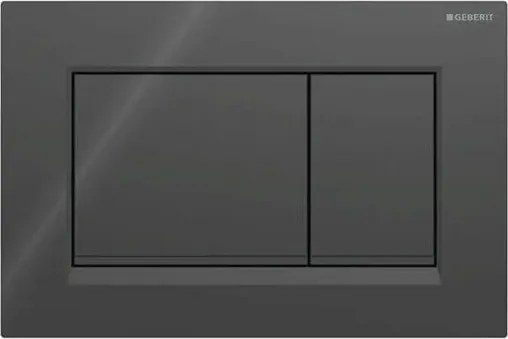 Geberit 115.883.DW.1 - Бутон за смиване Sigma30 24,6x16,4 см черен