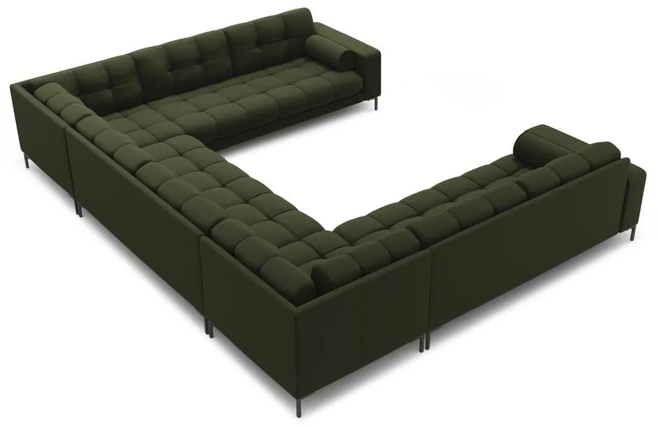 Зелен ъглов диван ("U" форма) Bali – Cosmopolitan Design