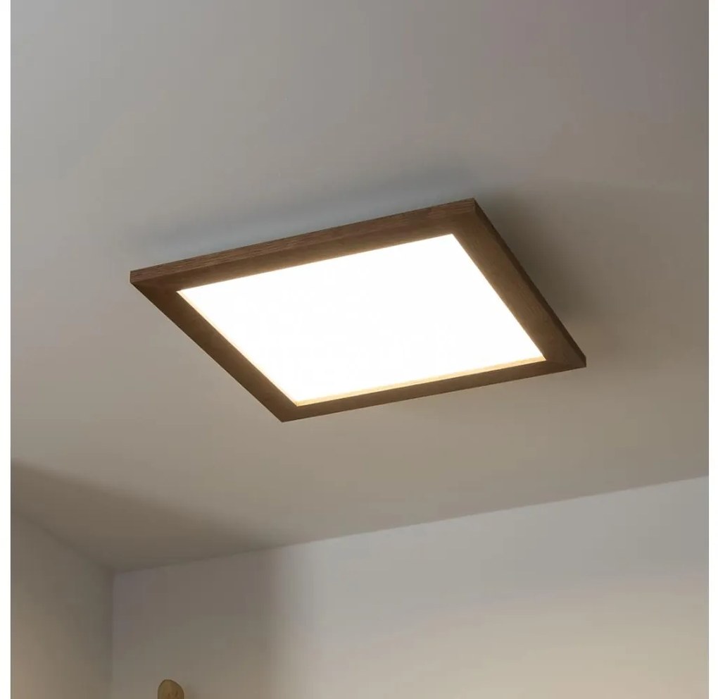Brilagi - LED Димируема лампа SLIMFRAME WOOD LED/36W/230V 49,5x49,5 см + д.у.