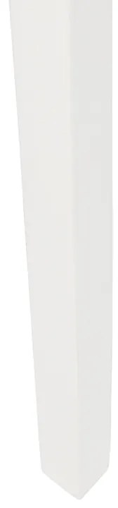 Подова лампа трипод бяло дърво с бял абажур 50 см - Puros