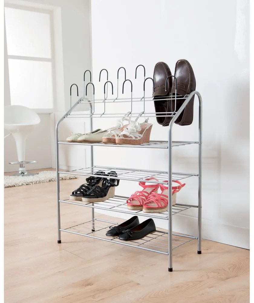 Четириетажна етажерка за обувки с удължител - Compactor
