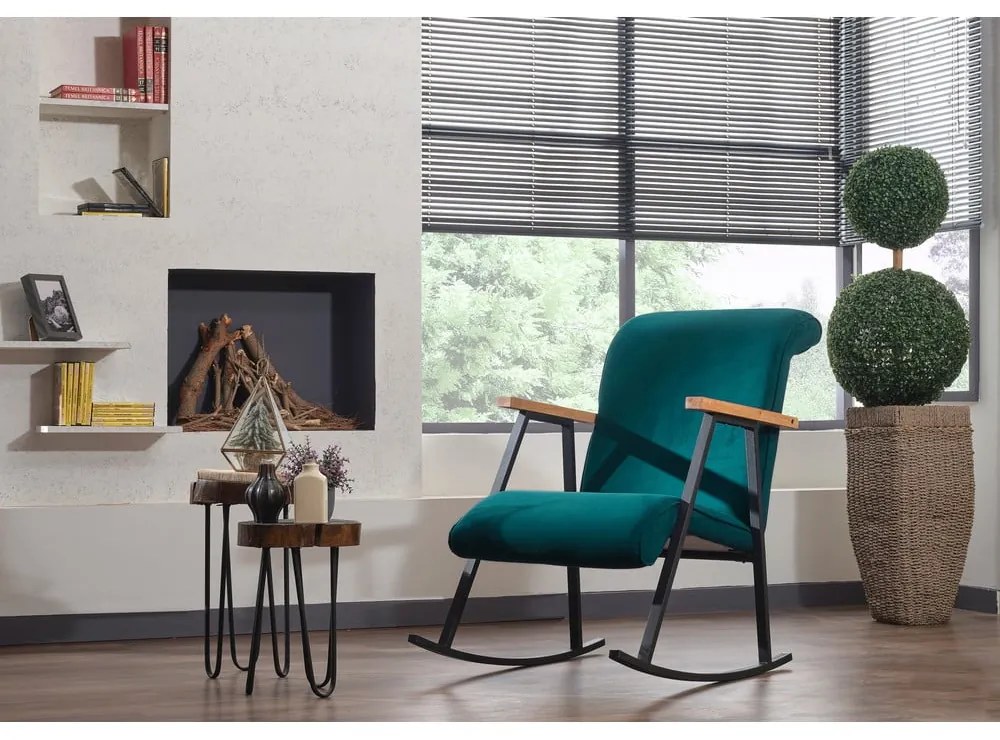 Фотьойл в цвят петрол Yoka - Artie