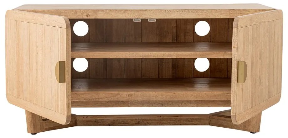 Скрин от масивно каучуково дърво в естествен цвят 120x55x45 cm Serrone – Bloomingville