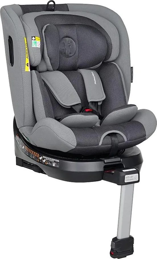 PETITE&amp;MARS - Седалка за кола TWISTGUARD PRO i-Размер 40-150 см (0-36 кг) сив