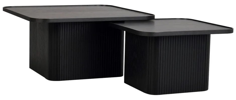 Масичка за кафе от черен дъб 80 x 80 cm Sullivan - Rowico