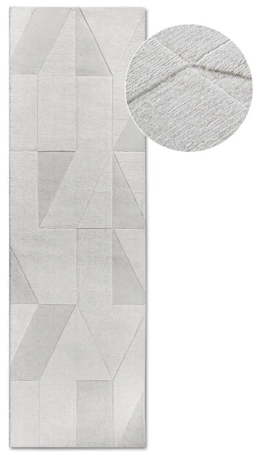 Кремава ръчно изработена вълнена пътека 80x250 cm Ursule – Villeroy&amp;Boch