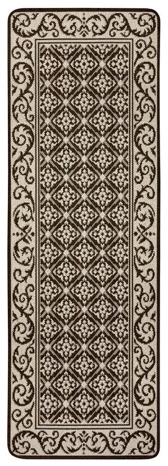 Кафяв кухненски мокет , 70 x 180 cm Weave Romb - Hanse Home