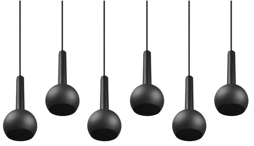 Черно висящо осветително тяло Ciliana – CINQUE