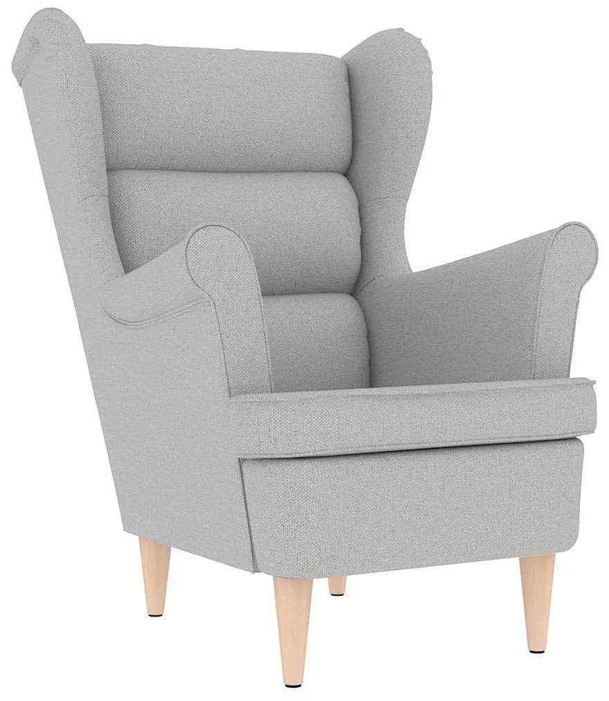 4016905 vidaXL Фотьойл Cloud Grey 74x84x100 cm Fabric
