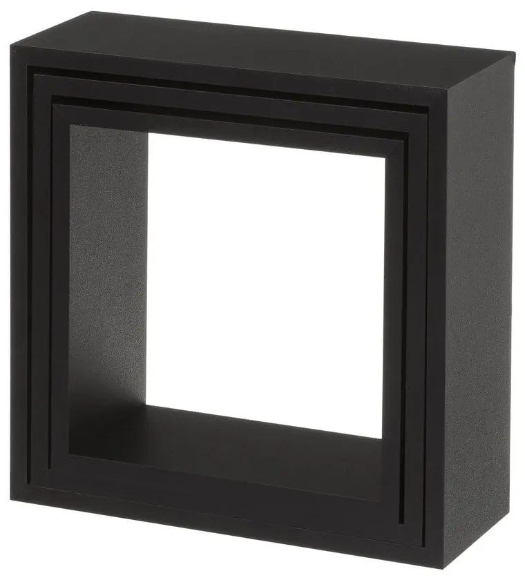 Черни рафтове в комплект от 3 броя - Casa Selección