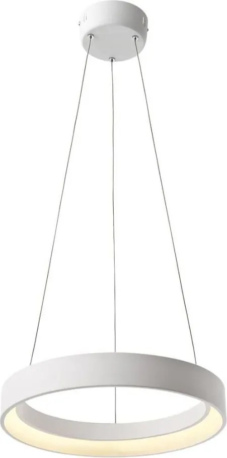 Redo 01-671 - LED Пендел LOOP LED/38W/230V Ø 45 см бял