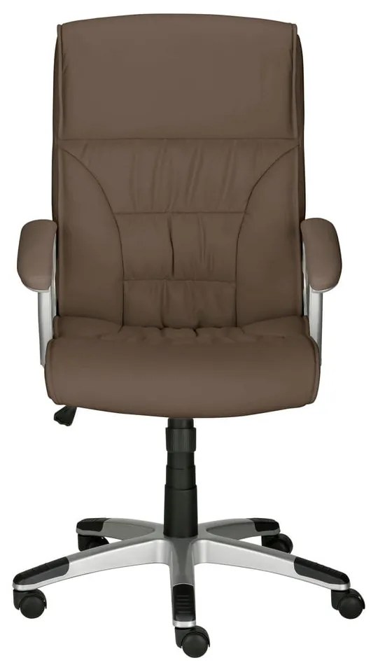 Кафяв офис стол от имитация на кожа Flori – Støraa