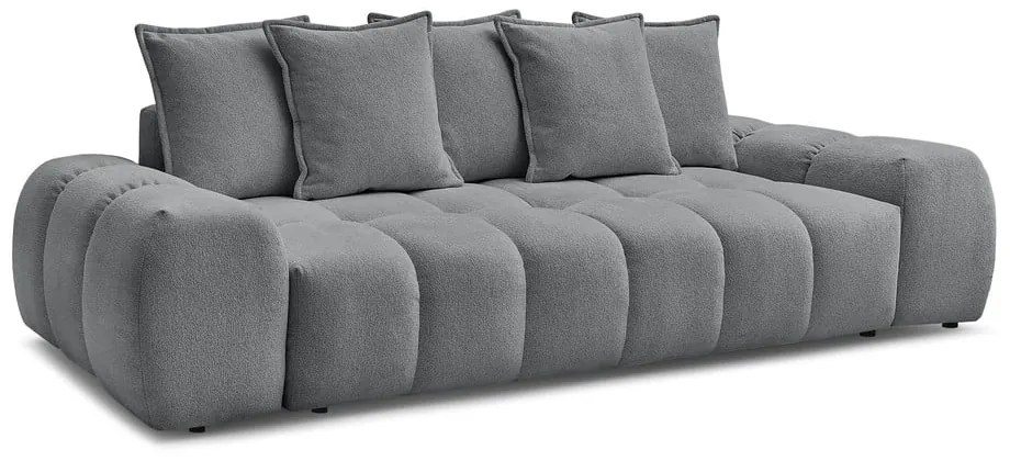 Тъмносив шенилов диван 278 cm Everest – Bobochic Paris