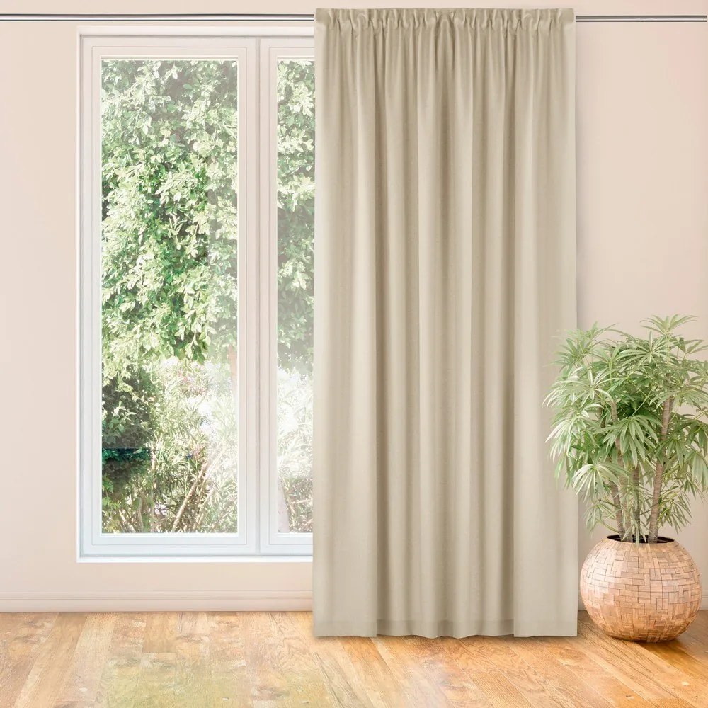 Завеса в кремав цвят 220x300 cm Carmena - Homede