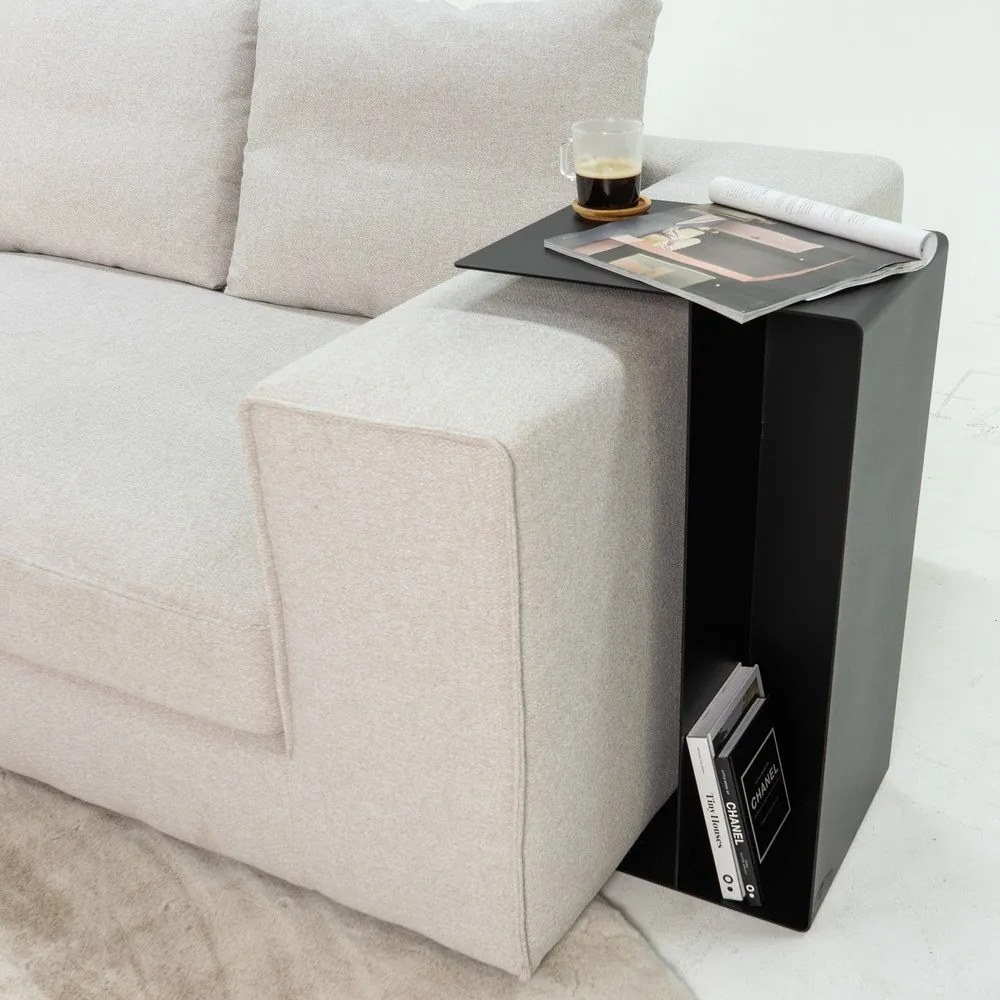 Стоманена странична масичка 40x30 cm Slide High – Spinder Design