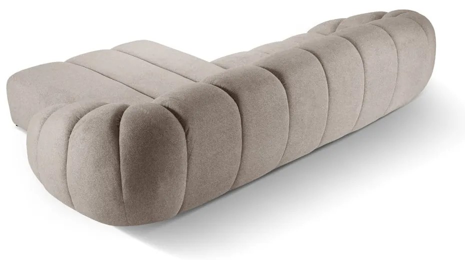 Бежов ъглов диван (десен ъгъл) Diana – Micadoni