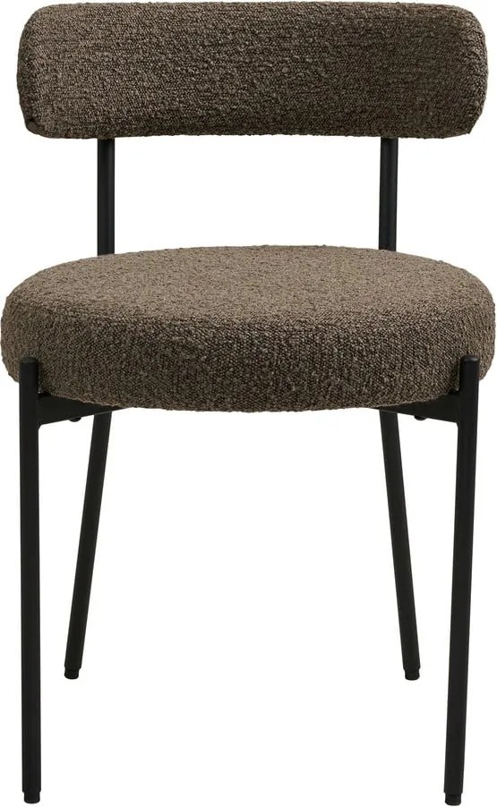 Кафяв тапициран трапезен стол Badalona – House Nordic