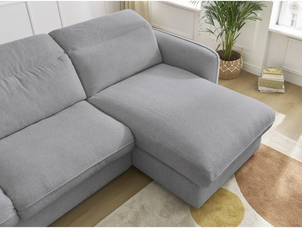 Сив ъглов диван Achille – Bobochic Paris