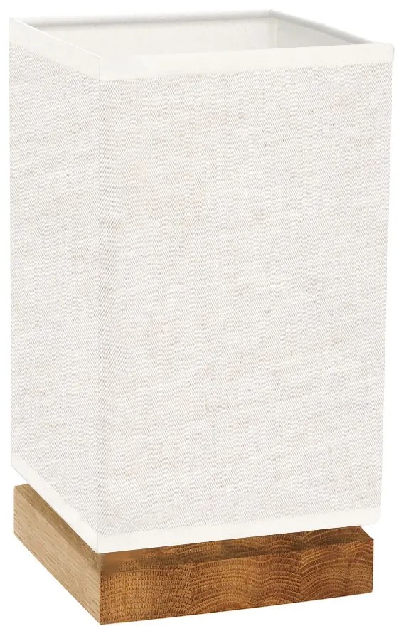 Spot-Light DO70774174 - Настолна лампа FIRE 1xE27/25W/230V дъб/бежов