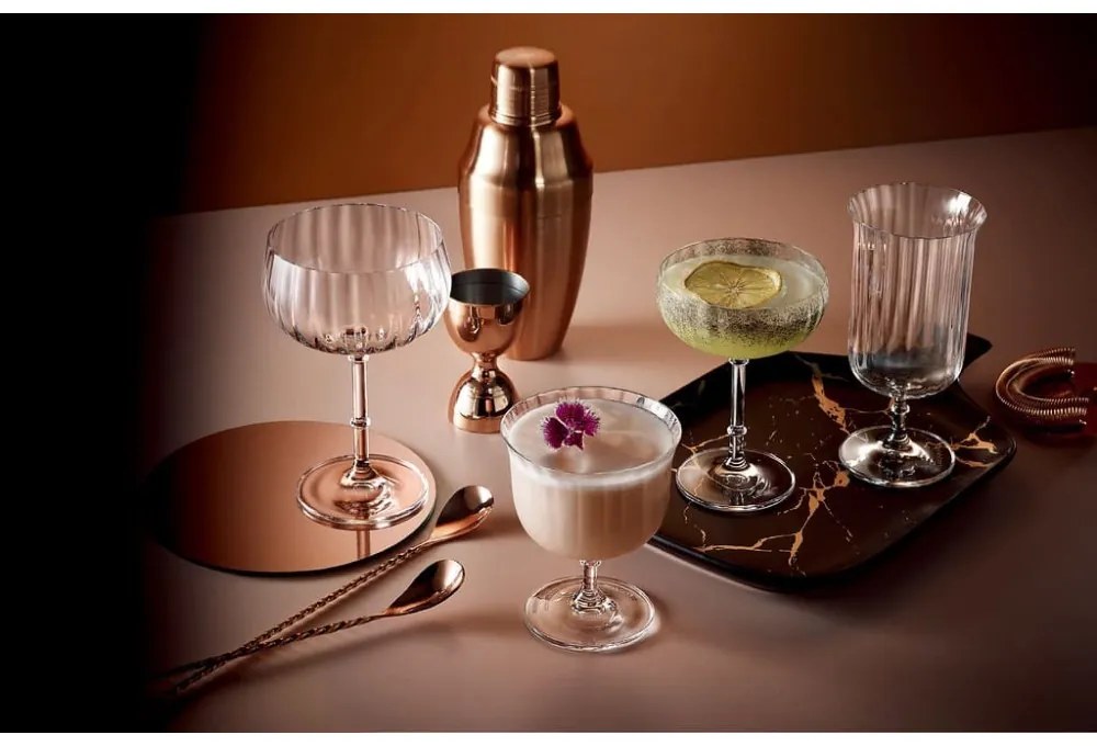 Lucaris - Стъклена чаша за коктейли на столче 355мл COUPE CRYSTAL-ORIENT-(4LS13CU12E)