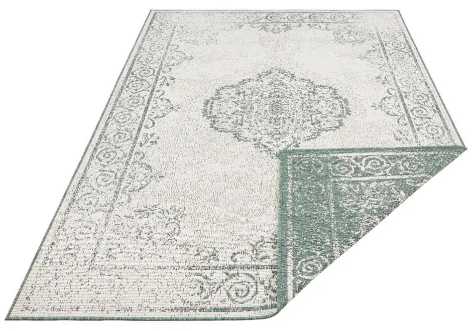 Зелен и кремав килим на открито , 80 x 150 cm Cebu - NORTHRUGS
