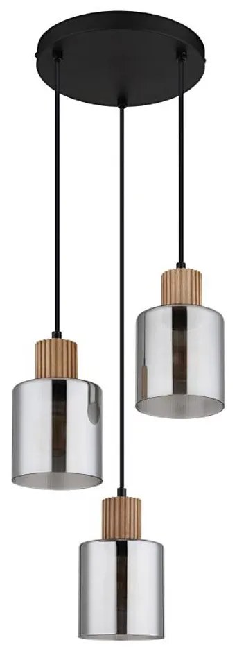 Globo 15768-3H - Полилей на кабел ALEIDIS, 3 x E27, макс. 25 W, 230 V, Ø 30 см