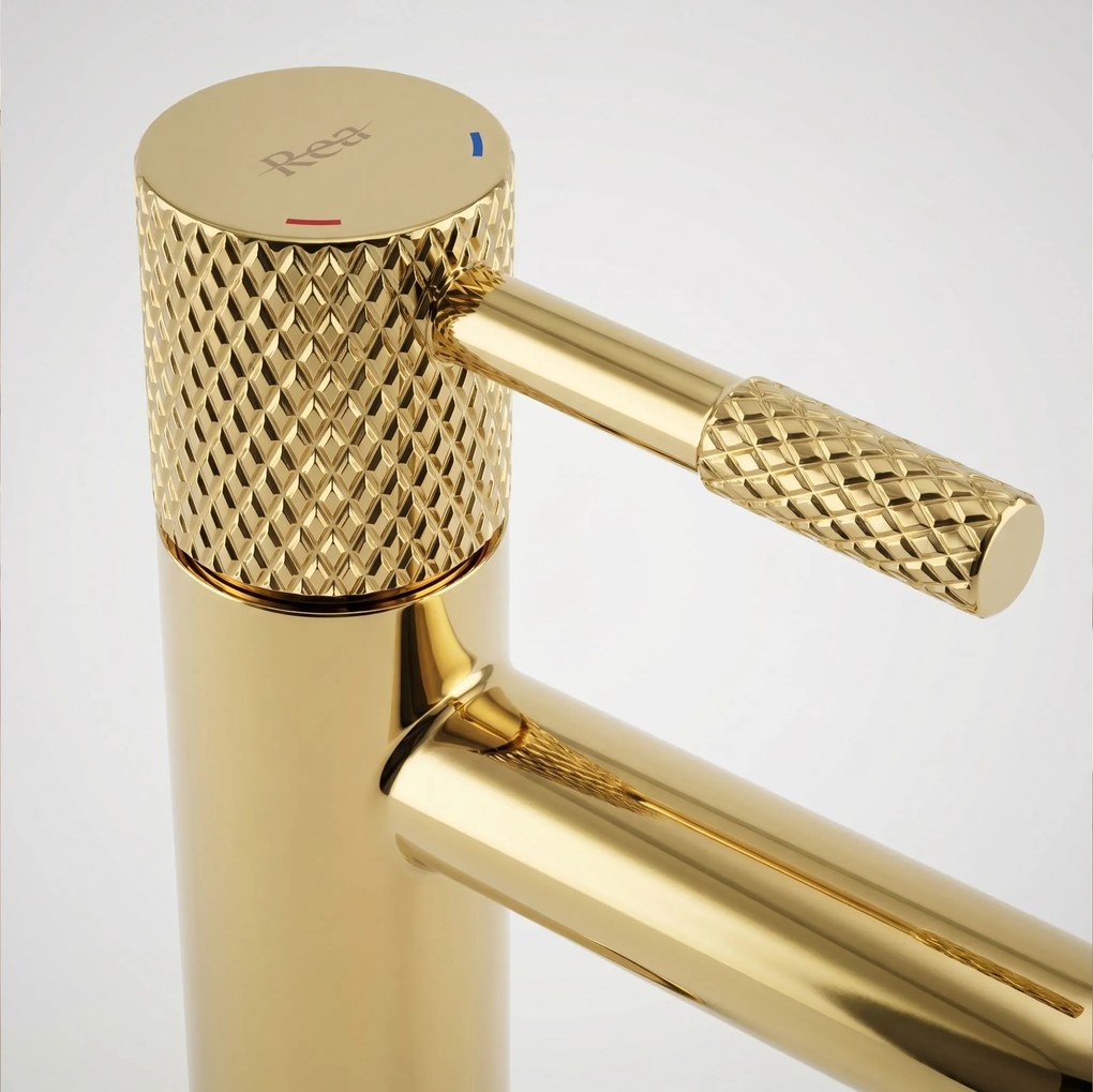 Смесител за мивка Rea Venti Gold Low