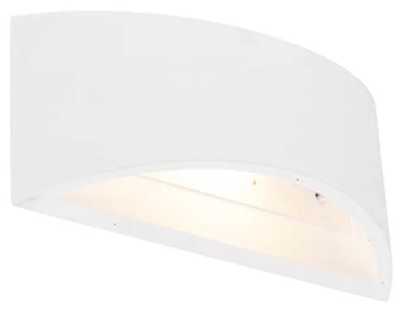 Интелигентен стенен аплик бял 20 см с WiFi G9 - Tum