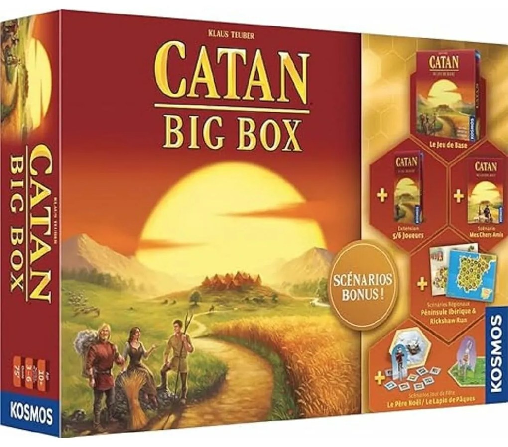 Настолна игра Asmodee Catan Big Box (FR)