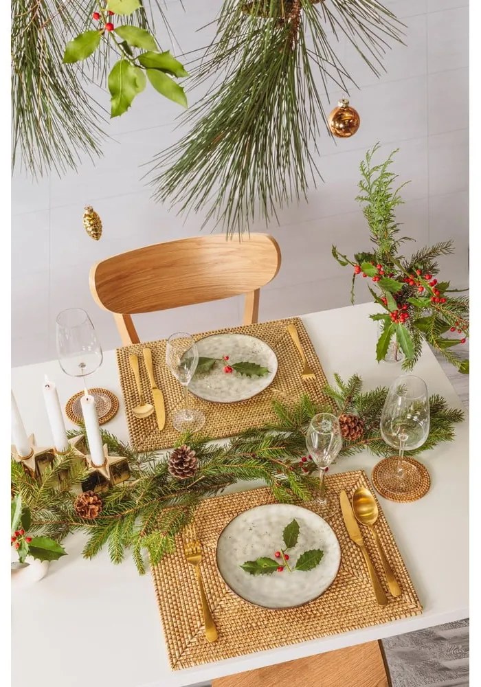 Постелка от ратан 40x30 cm - Tiseco Home Studio