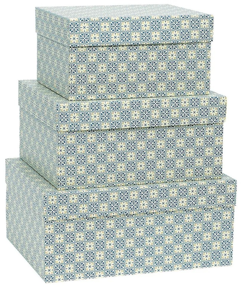 Подаръчни кутии в комплект от 3 броя Quadrilobe - Kartos