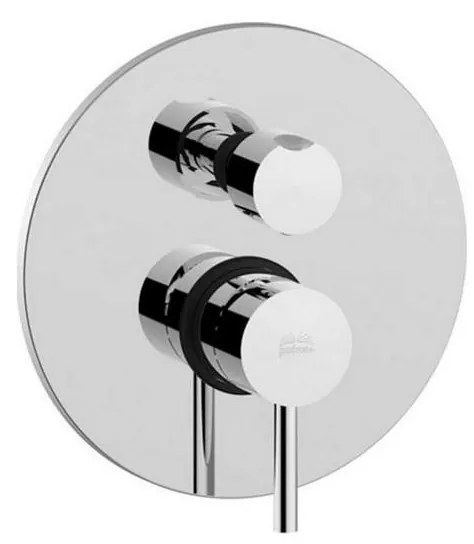 Paffoni - Душ смесител за вграден монтаж LIGHT, хром с висок блясък