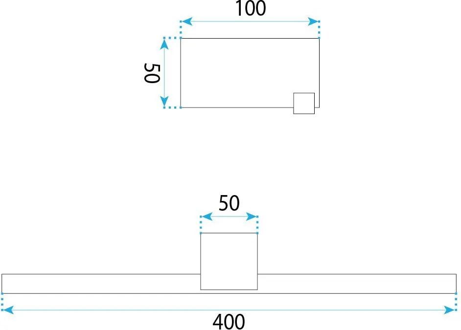 LED аплик за баня SWE040-1W 40cm Chrome