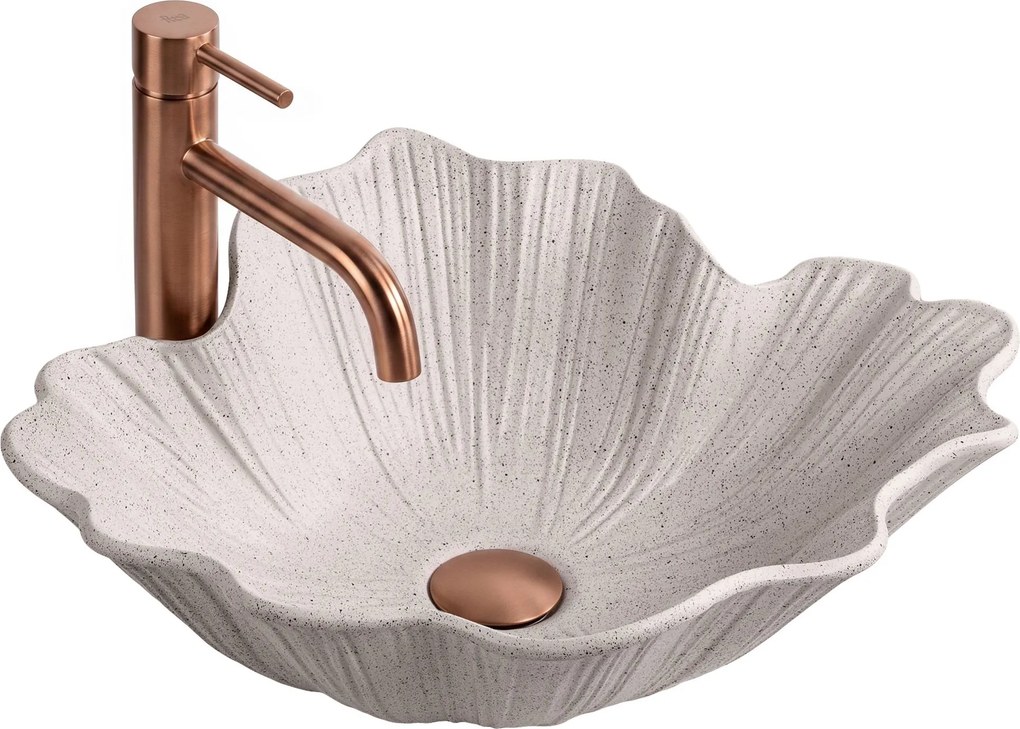 Умивалник за плот Rea Flower Beige