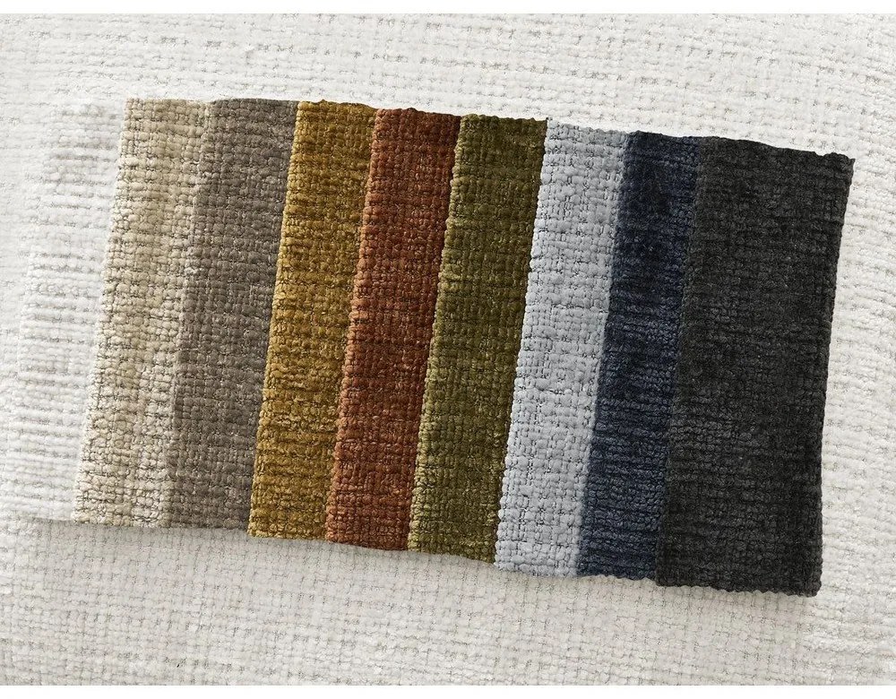 Бяла шенилова табуретка Leonore – Bobochic Paris