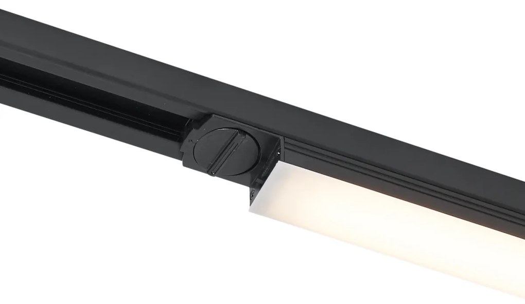 Модерна черна таванна лампа за 1-фазна релсова система 15W 1180 lm 2700-3800K - Iconic Tsiri