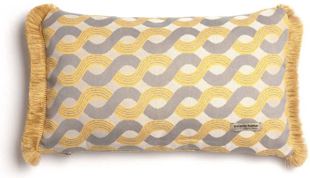 Декоративна калъфка за възглавница Aslanis Home Pinovo-Ohra-Gkri-45 x 45 cm