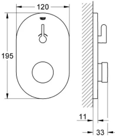 Смесител за умивалник Самозатварящ сеGrohe